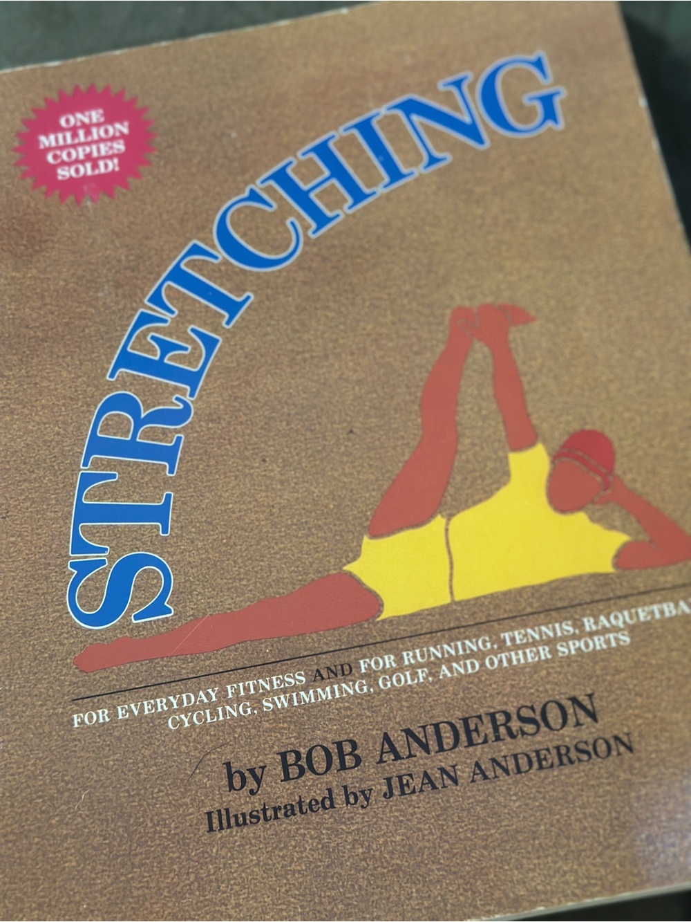 Stretching Fitness Book PT Physical Therapy Retro Vintage Flexibility READDESC